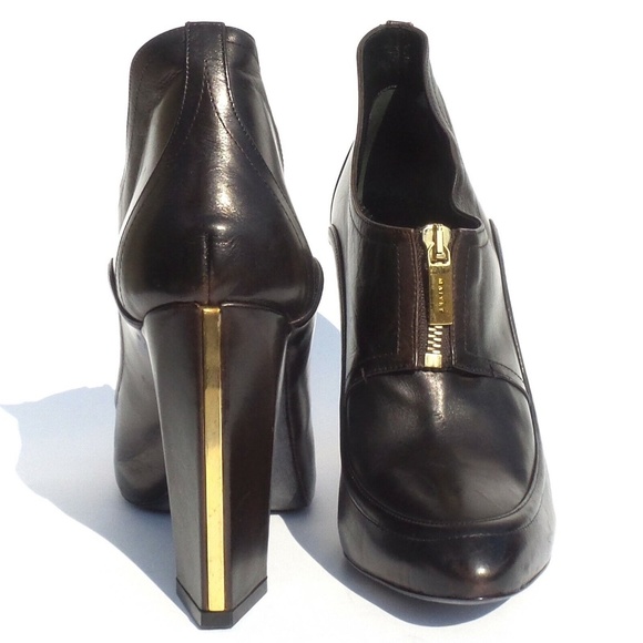 Women's Maiyet Ryder Zip Front Ankle Bootie with pony hair in front. - Picture 1 of 6